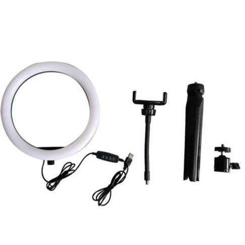 Ring Light Kit with Desktop stand and phone holder - 10"
